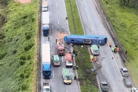 Moradores de Ubatã e Camamuzinho viajavam em ônibus que sofreu grave acidente em Minas Gerais