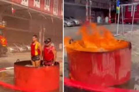 Treinamento radical do Corpo de Bombeiros do RJ impressiona pela intensidade e realismo