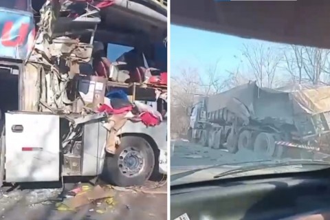 Acidente entre ônibus e carreta deixa um morto e cinco feridos no oeste da Bahia