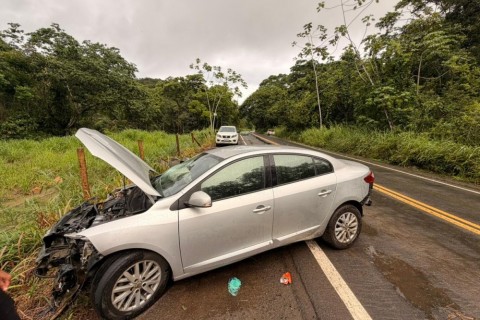 Advogado de Ipiaú sofre acidente após aquaplanagem na BR-330