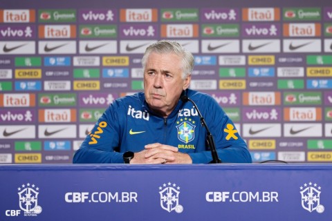 Carlo Ancelotti avalia desempenho da Seleção Brasileira: “Está melhor do que antes”