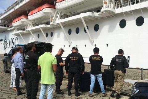 Ilhéus: Casal é preso com quase 30 kg de cocaína em cruzeiro de navio