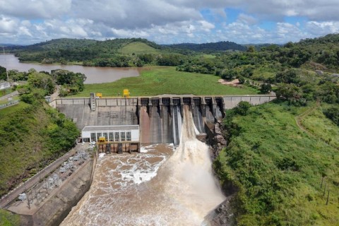 Usina de Funil opera com 95,25% do volume útil e defluência de 174,6 m³/s