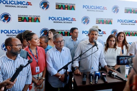 Em Ilhéus, governador inaugura 26ª Policlínica Regional e Unidade Básica de Saúde