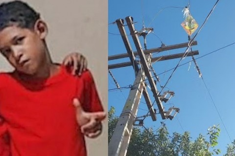 Menino de 10 anos morre eletrocutado ao tentar resgatar pipa em Juazeiro