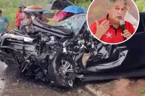 Deputado estadual se envolve em acidente na BR-101, em trecho próximo a Teolândia