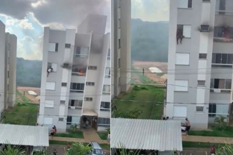 Avós pulam de prédio após neta de 11 anos incendiar apartamento