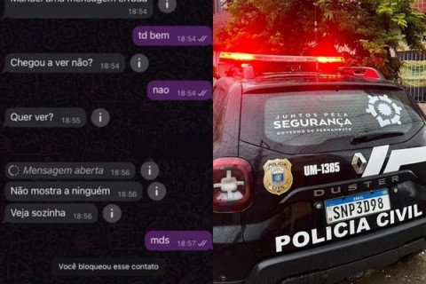 Advogado é preso após mandar vídeo íntimo para a filha de 16 anos