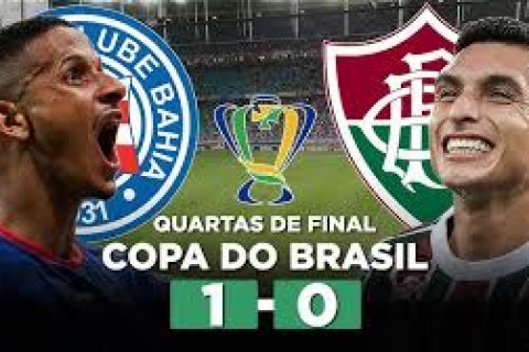 Esporte: Luciano Juba marca um golaço e Bahia sai na frente do Fluminense nas quartas de final da Copa do Brasil