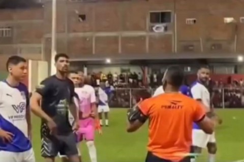 Juiz é agredido após consultar VAR e anular pênalti em final do campeonato municipal de Mutuípe